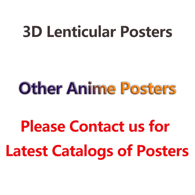 Poster lámina lenticular 3D Pack DB